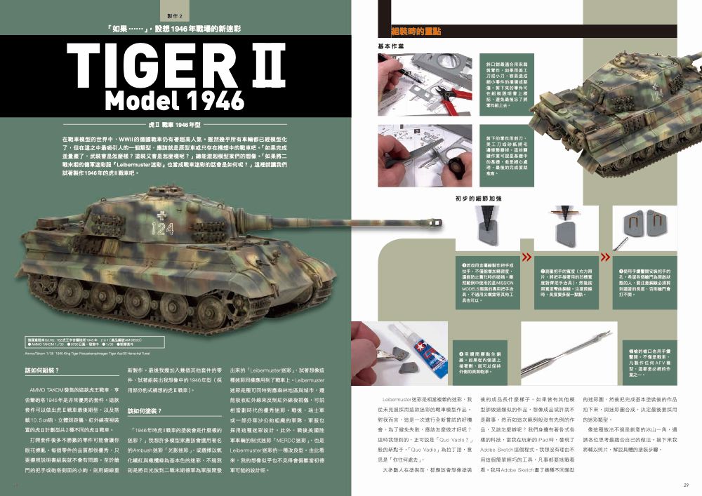 荷西．路易斯的戰車模型製作技法 Part1：第二次大戰戰車