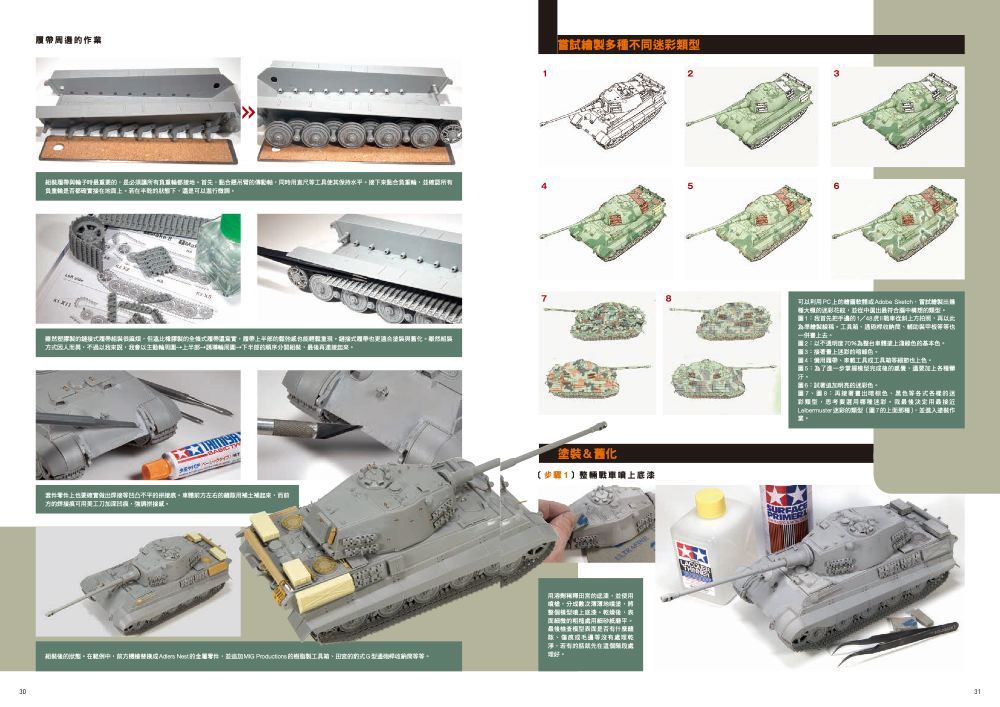 荷西．路易斯的戰車模型製作技法 Part1：第二次大戰戰車